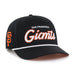 47 Brand Snapback Hat OSFM / Black San Francisco Giants '47 Crosstown Script Hitch Black Adjustable Snapback Hat