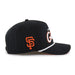 47 Brand Snapback Hat OSFM / Black San Francisco Giants '47 Crosstown Script Hitch Black Adjustable Snapback Hat