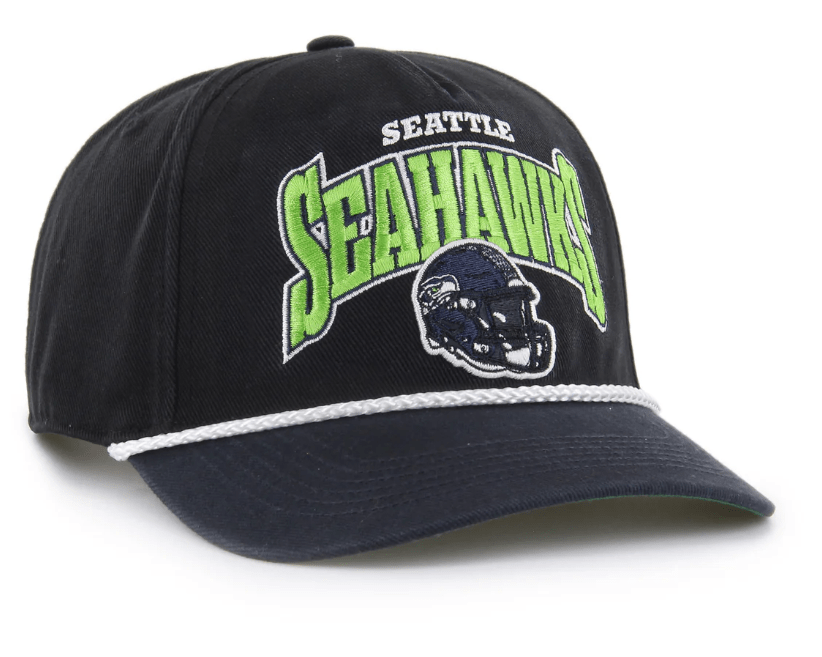 47 Brand Snapback Hat OSFM / Black Seattle Seahawks '47 Palermo Black Adjustable Snapback Hat