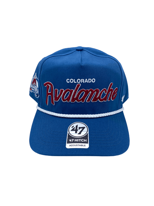 47 Brand Snapback Hat OSFM / Blu Colorado Avalanche '47 Crosstown Script Hitch Blue Adjustable Snapback Hat