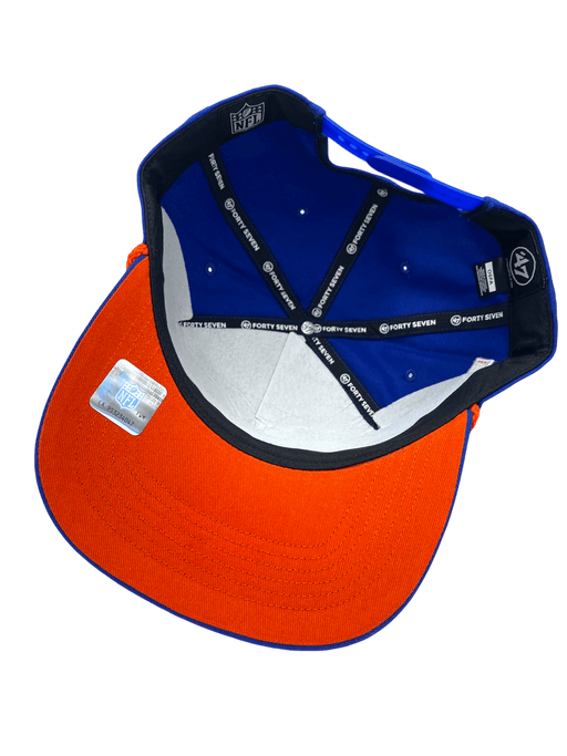 47 Brand Snapback Hat OSFM / Blue Denver Broncos '47 Overhand Hitch Blue Adjustable Snapback Hat