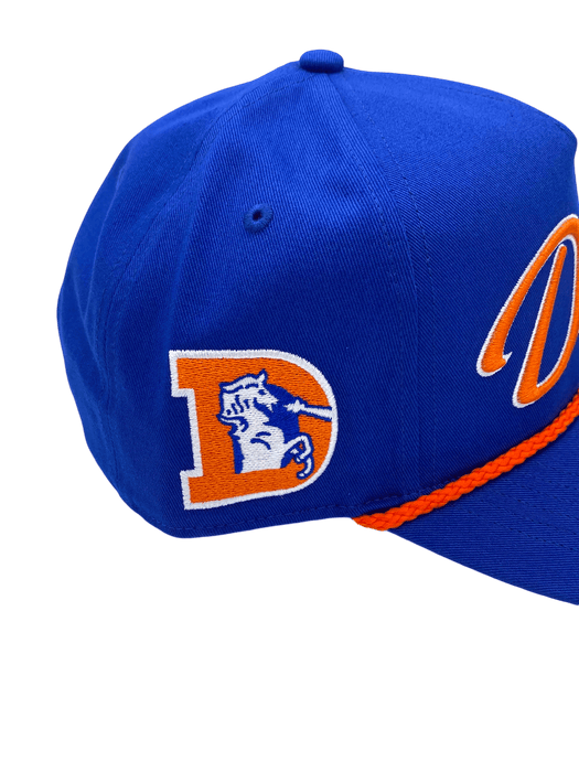 47 Brand Snapback Hat OSFM / Blue Denver Broncos '47 Overhand Hitch Blue Adjustable Snapback Hat