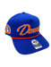 47 Brand Snapback Hat OSFM / Blue Denver Broncos '47 Overhand Hitch Blue Adjustable Snapback Hat