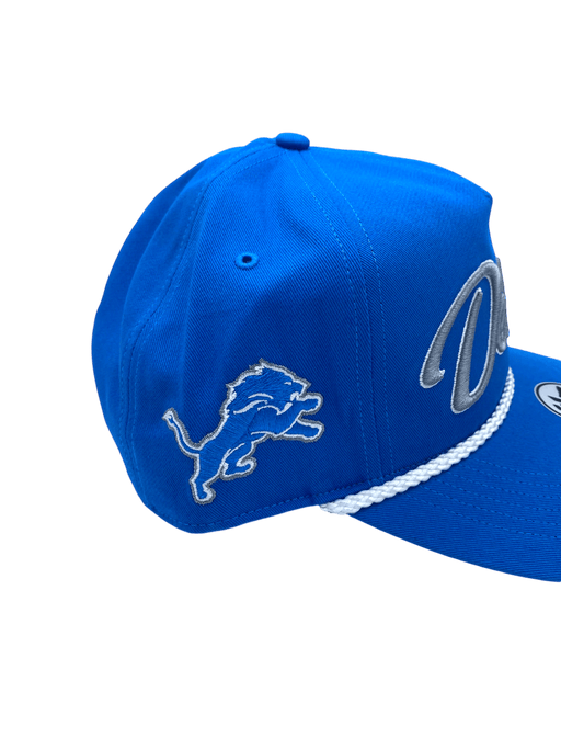 47 Brand Snapback Hat OSFM / Blue Detroit Lions '47 Overhand Hitch Blue Adjustable Snapback Hat