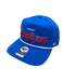 47 Brand Snapback Hat OSFM / Blue Quebec Nordiques '47 Crosstown Script Hitch Blue Adjustable Snapback Hat