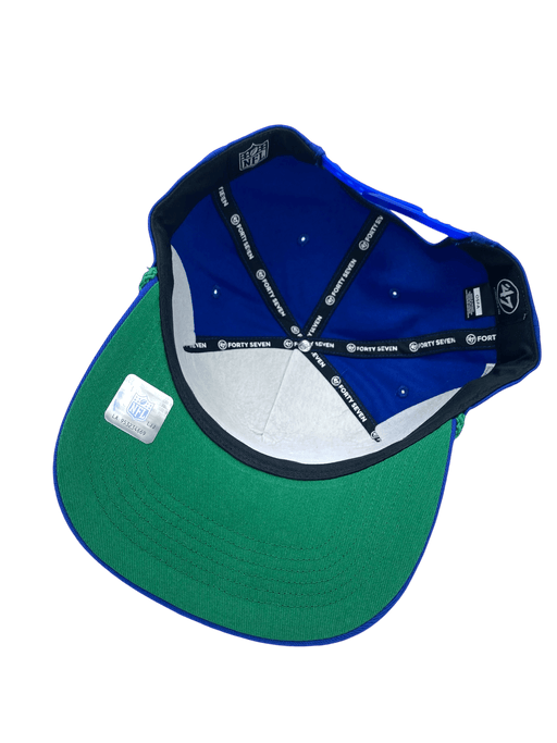 47 Brand Snapback Hat OSFM / Blue Seattle Seahawks '47 Overhand Hitch Blue Adjustable Snapback Hat