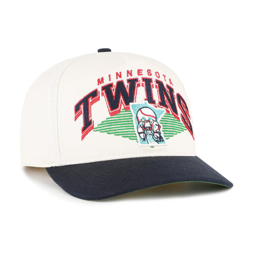 47 Brand Snapback Hat OSFM / Chrome Adult Minnesota Twins Cooperstown '47 Natural Pomona 2 Tone Hitch Adjustable Snapback Hat - Men's (Copy)