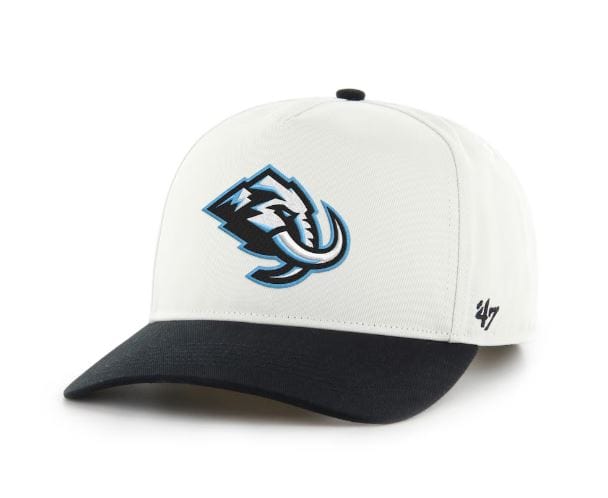 47 Brand Snapback Hat OSFM / Cream Adult Utah Mammoth '47 Natural 2 Tone Logo Hitch Adjustable Snapback Hat - Men's