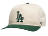Adult Los Angeles Dodgers '47 Natural Cream/Green 2 Tone Logo Hitch Adjustable Snapback Hat - Men's