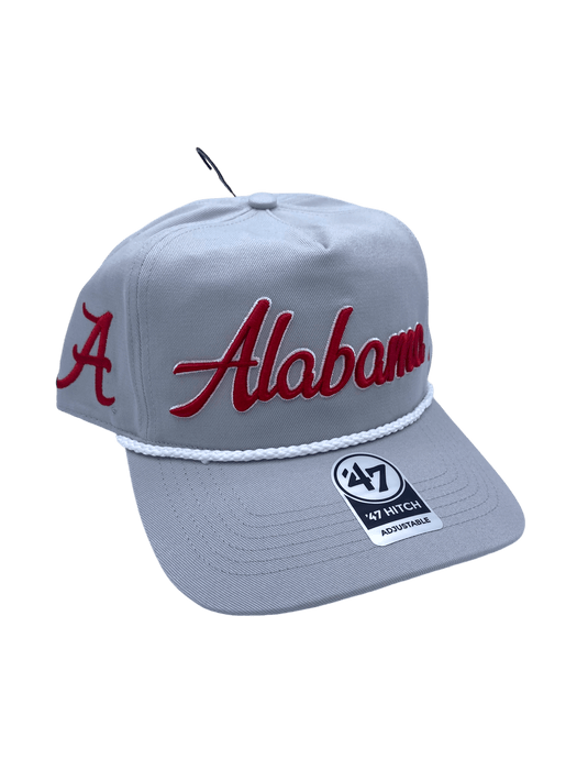 47 Brand Snapback Hat OSFM / Gray Alabama Crimson Tide '47 Overhand Hitch Gray Adjustable Snapback Hat