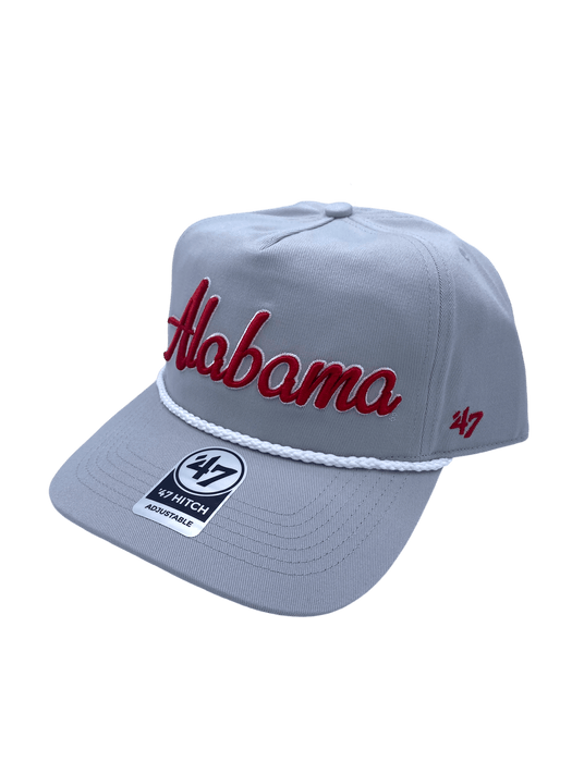 47 Brand Snapback Hat OSFM / Gray Alabama Crimson Tide '47 Overhand Hitch Gray Adjustable Snapback Hat