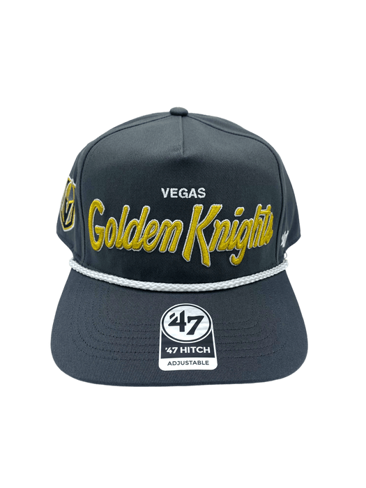 47 Brand Snapback Hat OSFM / Gray Vegas Golden Knights '47 Crosstown Script Hitch Gray Adjustable Snapback Hat