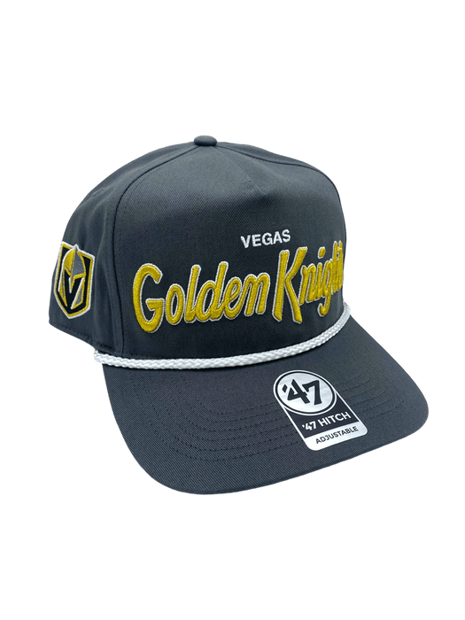 47 Brand Snapback Hat OSFM / Gray Vegas Golden Knights '47 Crosstown Script Hitch Gray Adjustable Snapback Hat