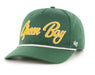 47 Brand Snapback Hat OSFM / Green Adult Green Bay Packers '47 Green Overhand Hitch Adjustable Snapback Hat - Men's