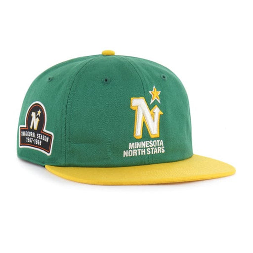 47 Brand Snapback Hat OSFM / Green Adult Minnesota North Stars '47 Green OTH Debut Captain Adjustable Snapback Hat - Men's