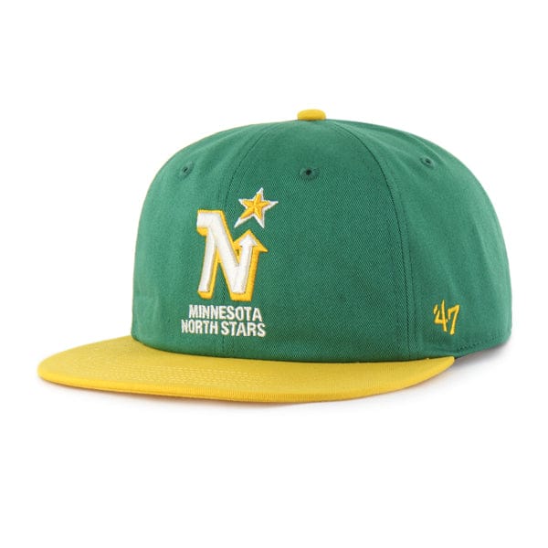47 Brand Snapback Hat OSFM / Green Adult Minnesota North Stars '47 Green OTH Debut Captain Adjustable Snapback Hat - Men's