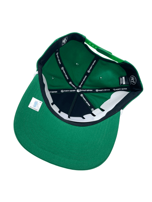 47 Brand Snapback Hat OSFM / Green Boston Celtics '47 Crosstown Script Hitch Green Adjustable Snapback Hat