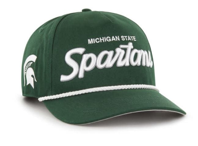 47 Brand Snapback Hat OSFM / Green Michigan State Spartans '47 Crosstown Script Hitch Green Adjustable Snapback Hat