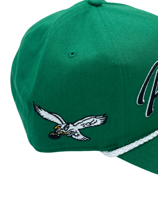 47 Brand Snapback Hat OSFM / Green Philadelphia Eagles '47 Overhand Hitch Green Adjustable Snapback Hat