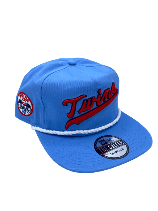 47 Brand Snapback Hat OSFM / Light Blue Minnesota Twins '47 Custom Light Blue Golfer Adjustable Snapback Hat
