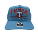 47 Brand Snapback Hat OSFM / Lt Blue Adult Minnesota Twins Cooerstown '47 Lt Blue Roscoe Hitch Adjustable Snapback Hat - Men's