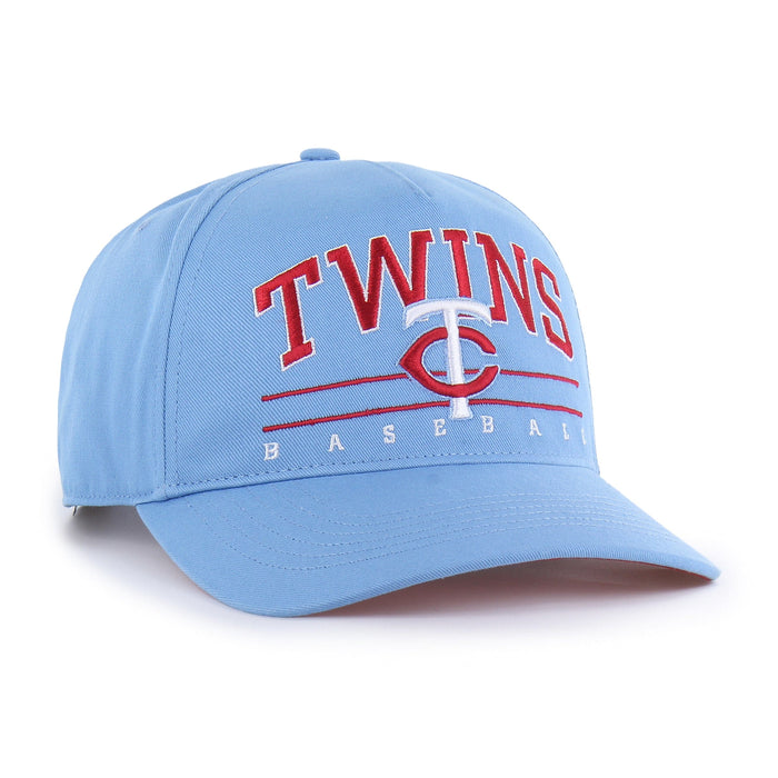 47 Brand Snapback Hat OSFM / Lt Blue Adult Minnesota Twins Cooerstown '47 Lt Blue Roscoe Hitch Adjustable Snapback Hat - Men's