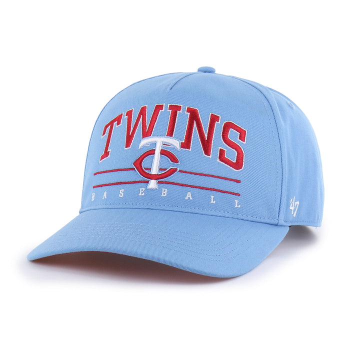 47 Brand Snapback Hat OSFM / Lt Blue Adult Minnesota Twins Cooerstown '47 Lt Blue Roscoe Hitch Adjustable Snapback Hat - Men's