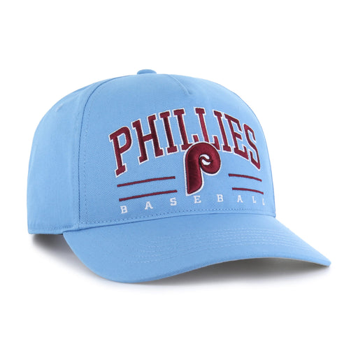 47 Brand Snapback Hat OSFM / LT Blue Adult Philadelphia Phillies Cooperstown '47 Blue Roscoe Hitch Adjustable Snapback Hat - Men's