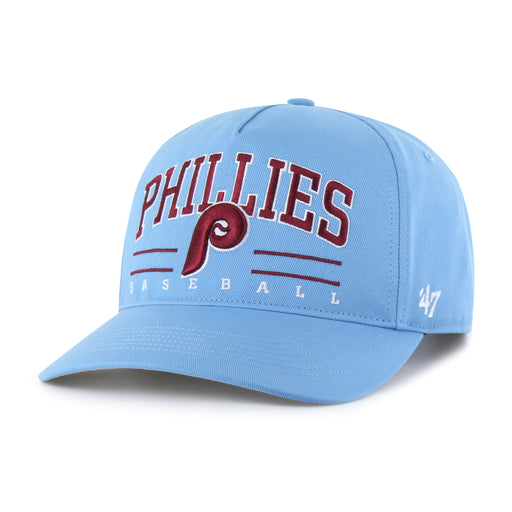 47 Brand Snapback Hat OSFM / LT Blue Adult Philadelphia Phillies Cooperstown '47 Blue Roscoe Hitch Adjustable Snapback Hat - Men's