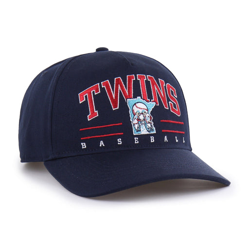 47 Brand Snapback Hat OSFM / Navy Adult Minnesota Twins Cooerstown '47 Navy Roscoe Hitch Adjustable Snapback Hat - Men's