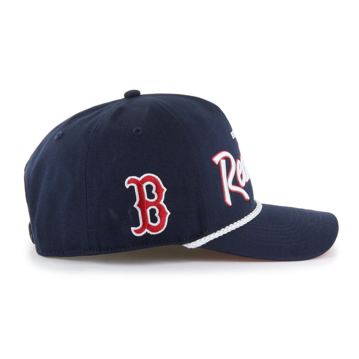 47 Brand Snapback Hat OSFM / Navy Boston Red Sox '47 Crosstown Script Hitch Navy Adjustable Snapback Hat