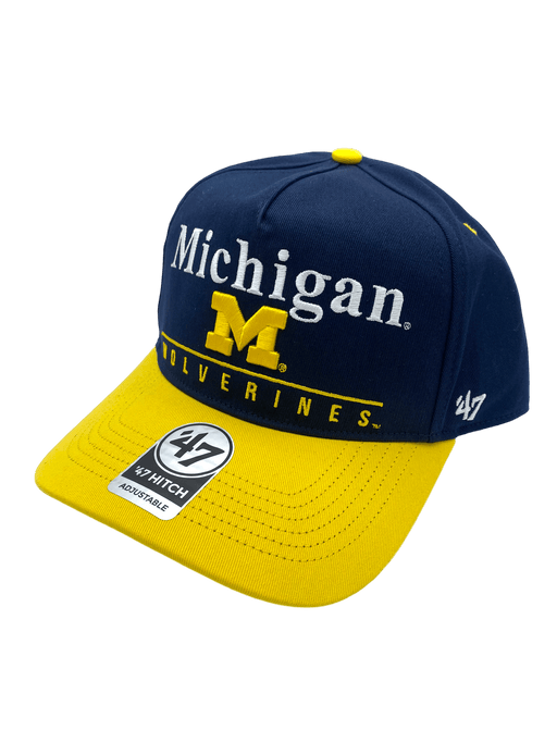 47 Brand Snapback Hat OSFM / Navy Michigan Wolverines '47 Super Hitch Navy Adjustable Snapback Hat