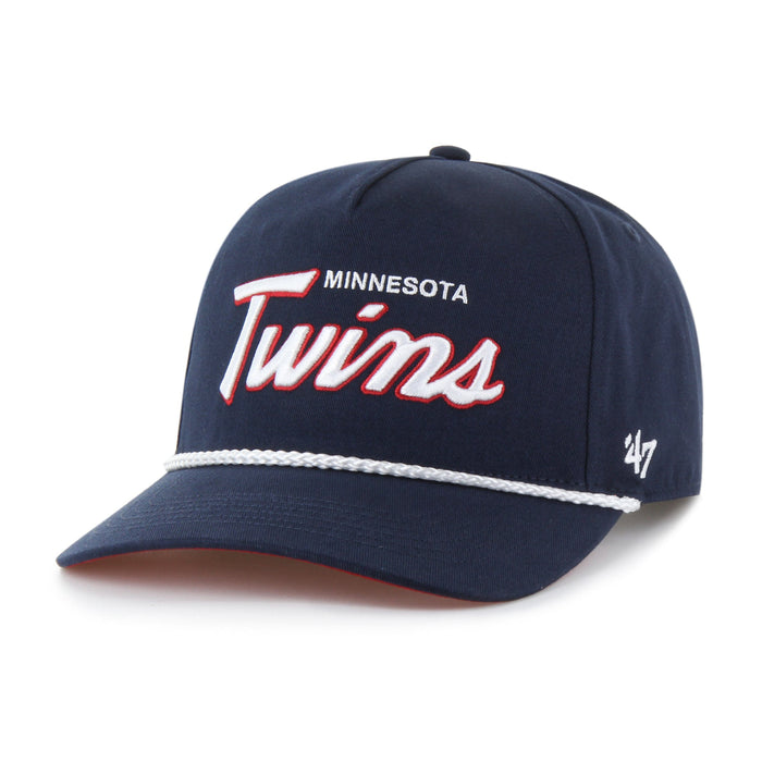 47 Brand Snapback Hat OSFM / Navy Minnesota Twins '47 Crosstown Script Hitch Navy Adjustable Snapback Hat