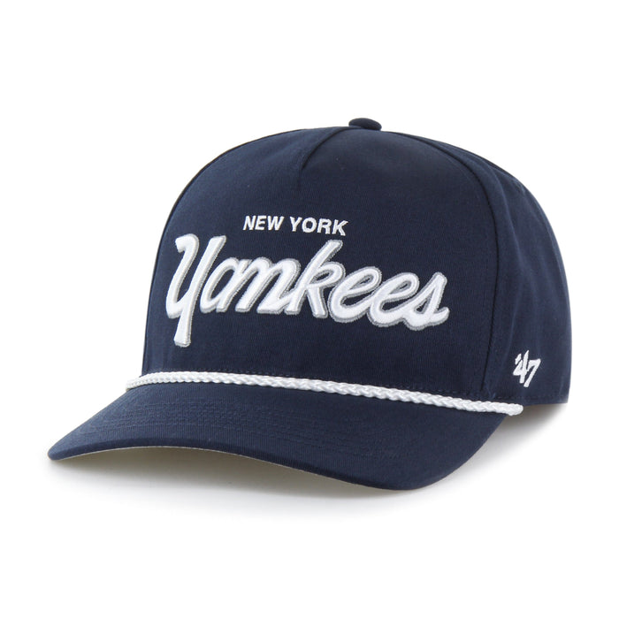 47 Brand Snapback Hat OSFM / Navy New York Yankees '47 Crosstown Script Hitch Navy Adjustable Snapback Hat