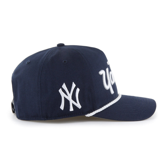 47 Brand Snapback Hat OSFM / Navy New York Yankees '47 Crosstown Script Hitch Navy Adjustable Snapback Hat