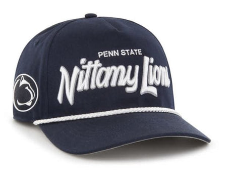 Penn State Nittany Lions Navy/Dark Grey/Silver Mid-Pro Snapback