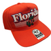 47 Brand Snapback Hat OSFM / Orange Adult Florida Gators '47 Script Fade Hitch Orange Adjustable Snapback Hat - Men's