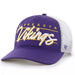 47 Brand Snapback Hat OSFM / Purple Adult Minnesota Vikings '47 Brrr Condor Mesh Trucker Hitch Hat