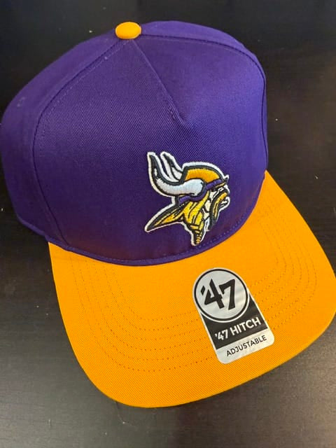 47 Brand Snapback Hat OSFM / Purple Adult Minnesota Vikings '47 Purple Two Tone Hitch Adjustable Snapback Hat - Men's