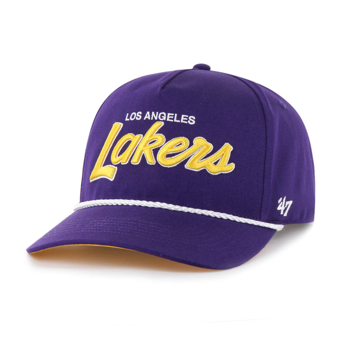 47 Brand Snapback Hat OSFM / Purple Los Angeles Lakers '47 Crosstown Script Hitch Purple Adjustable Snapback Hat