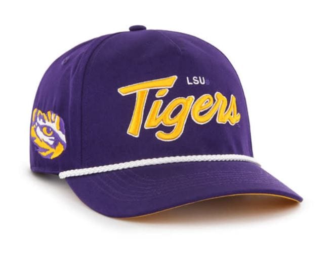 Men's '47 Purple LSU Tigers Vintage Clean Up Adjustable Hat