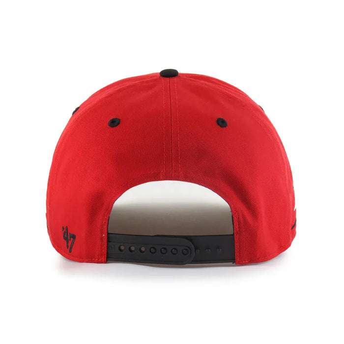 47 Brand Snapback Hat OSFM / Red Adult Georgia Bulldogs '47 Red Diamond Cut Hitch Adjustable Snapback Hat - Men's