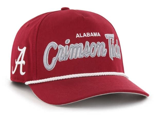 Adult Alabama Crimson Tide '47 Crosstown Script Hitch Red Adjustable S