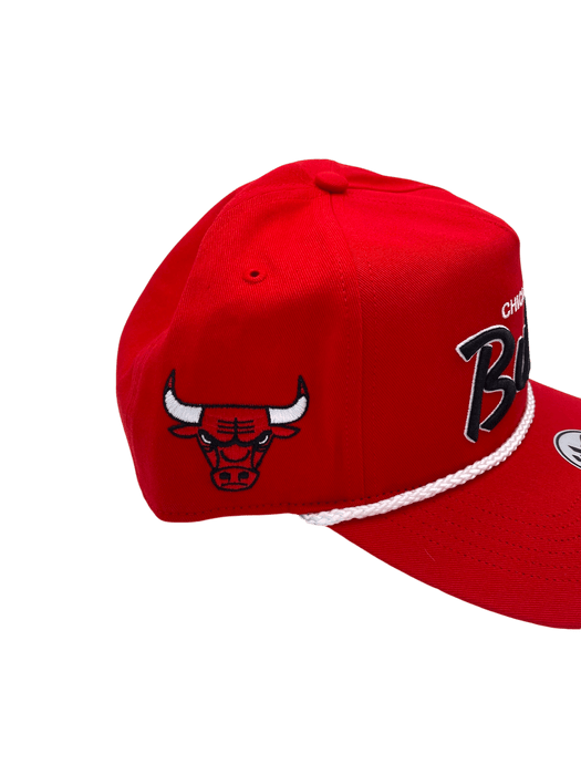 47 Brand Snapback Hat OSFM / Red Chicago Bulls '47 Crosstown Script Hitch Red Adjustable Snapback Hat