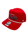 47 Brand Snapback Hat OSFM / Red Chicago Bulls '47 Crosstown Script Hitch Red Adjustable Snapback Hat