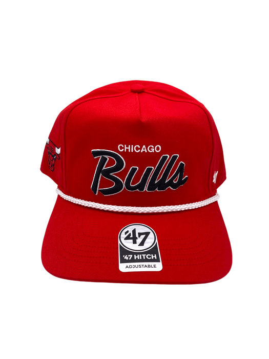 47 Brand Snapback Hat OSFM / Red Chicago Bulls '47 Crosstown Script Hitch Red Adjustable Snapback Hat