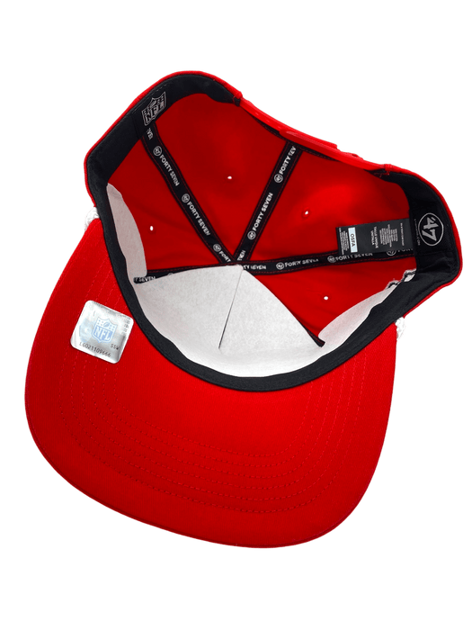 47 Brand Snapback Hat OSFM / Red Kansas City Chiefs '47 Overhand Hitch Red Adjustable Snapback Hat