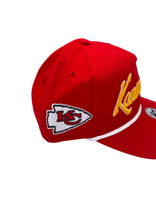 47 Brand Snapback Hat OSFM / Red Kansas City Chiefs '47 Overhand Hitch Red Adjustable Snapback Hat