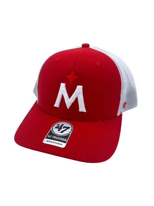 Minnesota Twins '47 Red Road Team Trucker Adjustable Snapback Hat