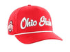 47 Brand Snapback Hat OSFM / Red Ohio State Buckeyes '47 Overhand Hitch Red Adjustable Snapback Hat